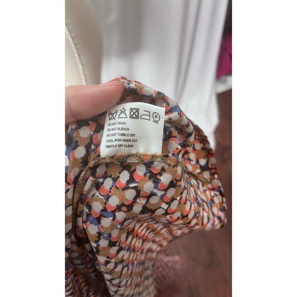 Sachin + Babi Multi Color Dot Print Shirt Dress Size 2 - Picture 6 of 7